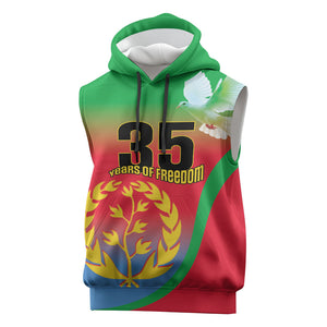 Eritrea 35th Anniversary Sleeveless Hoodie May 24 1991-2026 Proud To Be Eritrean