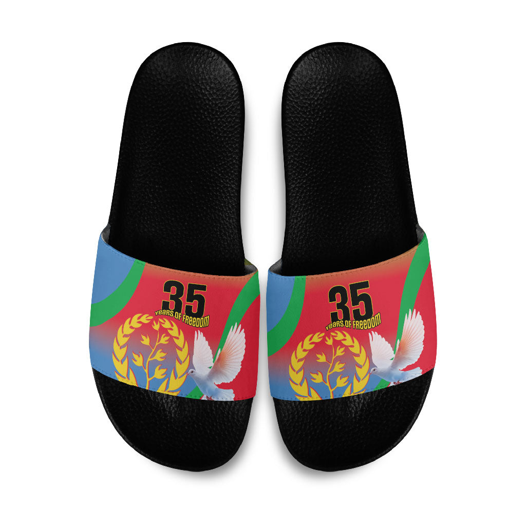 Eritrea 35th Anniversary Slide Sandals May 24 1991-2026 Proud To Be Eritrean