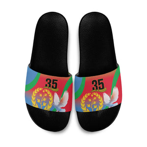 Eritrea 35th Anniversary Slide Sandals May 24 1991-2026 Proud To Be Eritrean