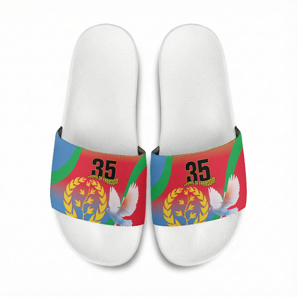 Eritrea 35th Anniversary Slide Sandals May 24 1991-2026 Proud To Be Eritrean