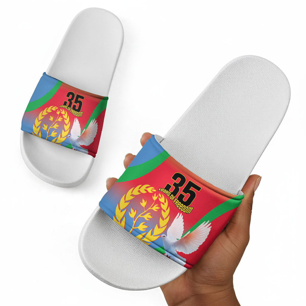 Eritrea 35th Anniversary Slide Sandals May 24 1991-2026 Proud To Be Eritrean