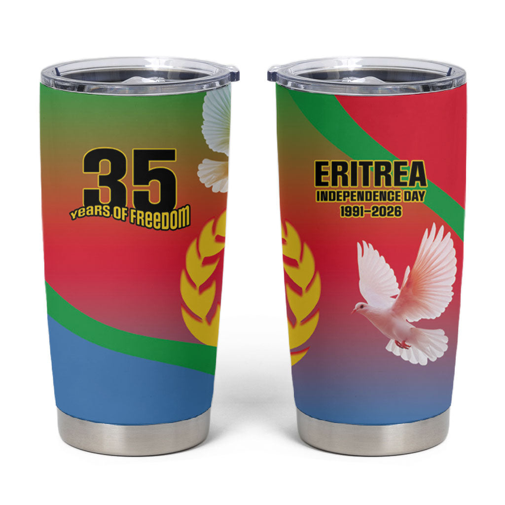 Eritrea 35th Anniversary Tumbler Cup May 24 1991-2026 Proud To Be Eritrean