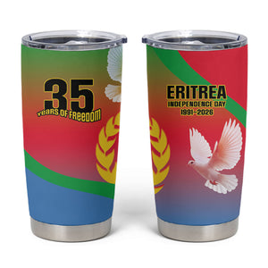 Eritrea 35th Anniversary Tumbler Cup May 24 1991-2026 Proud To Be Eritrean