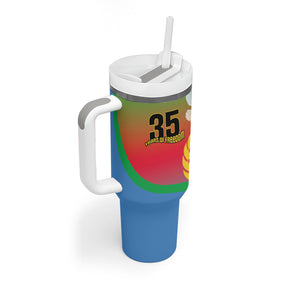 Eritrea 35th Anniversary Tumbler With Handle May 24 1991-2026 Proud To Be Eritrean