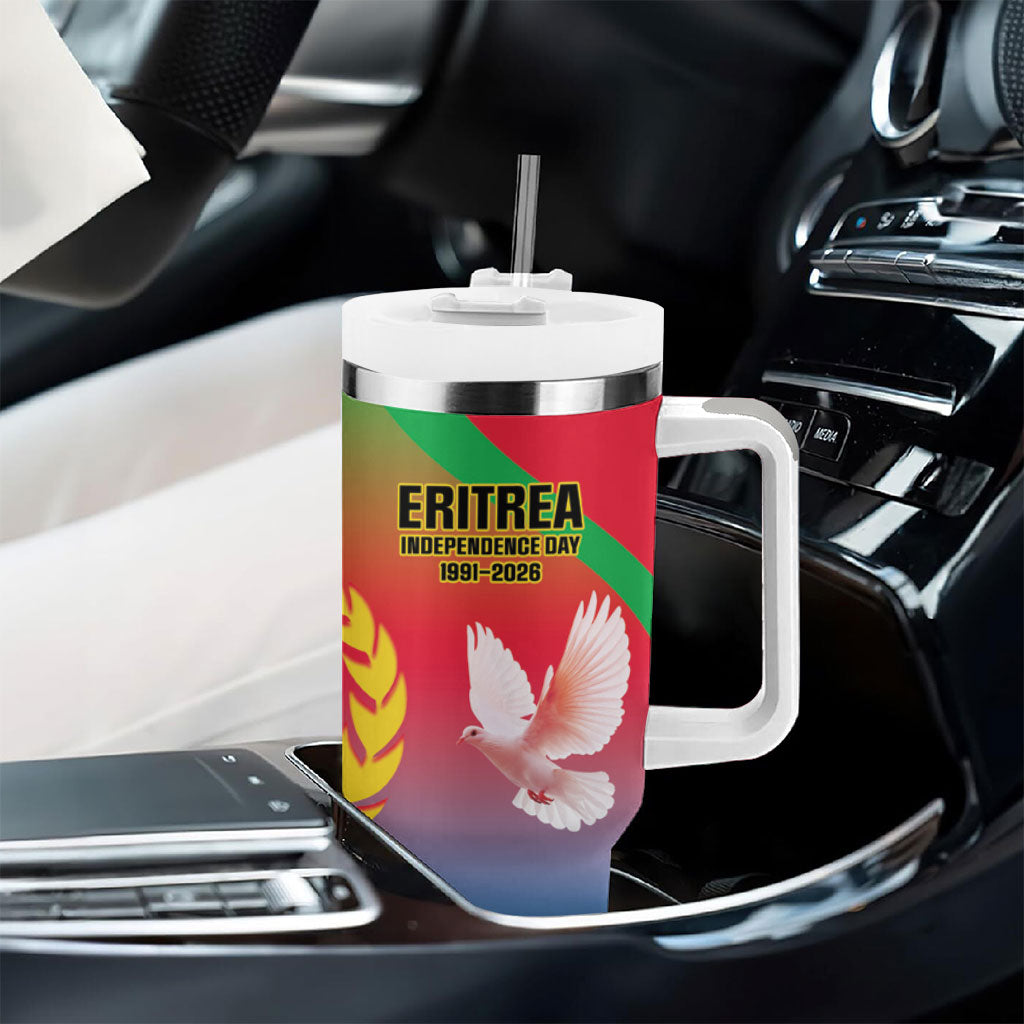 Eritrea 35th Anniversary Tumbler With Handle May 24 1991-2026 Proud To Be Eritrean