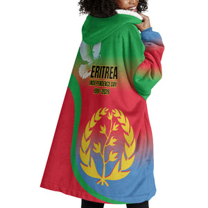 Eritrea 35th Anniversary Wearable Blanket Hoodie May 24 1991-2026 Proud To Be Eritrean
