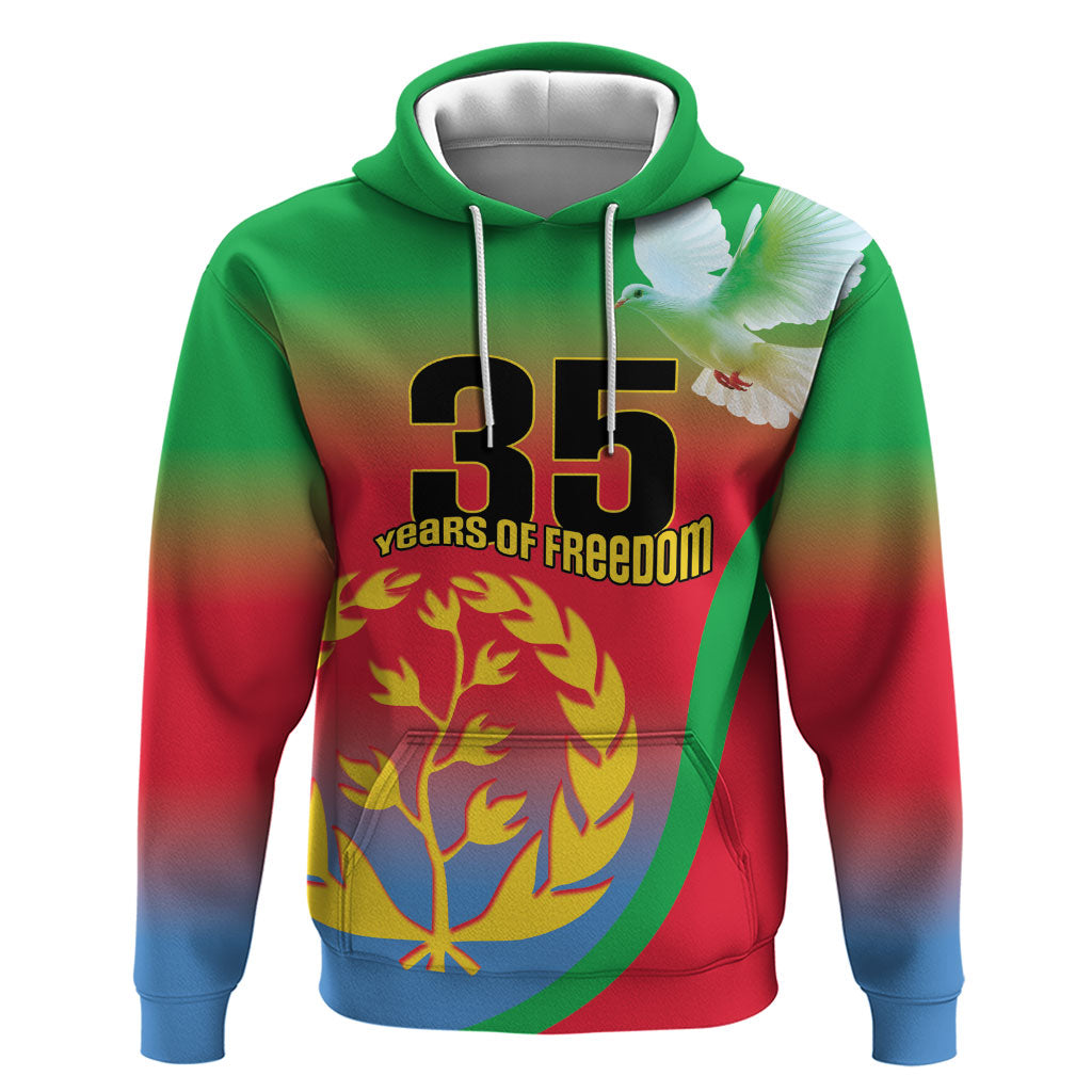 Eritrea 35th Anniversary Zip Hoodie May 24 1991-2026 Proud To Be Eritrean