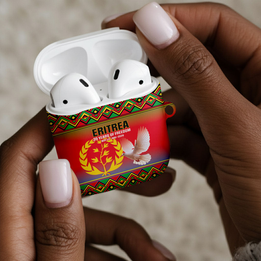 Eritrea 35 Years Of Independence AirPods Case 1991-2026 Freedom Legacy Pride