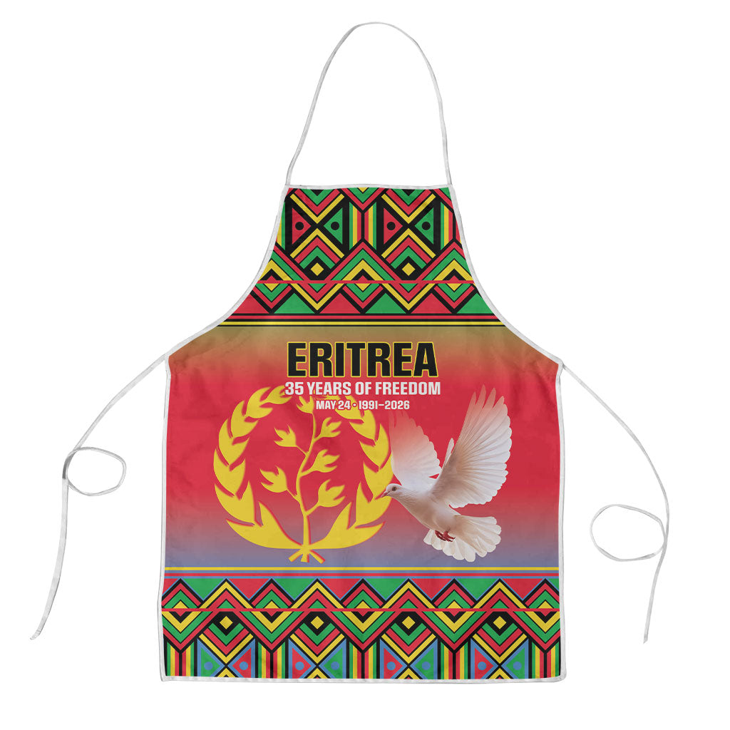 Eritrea 35 Years Of Independence Apron 1991-2026 Freedom Legacy Pride