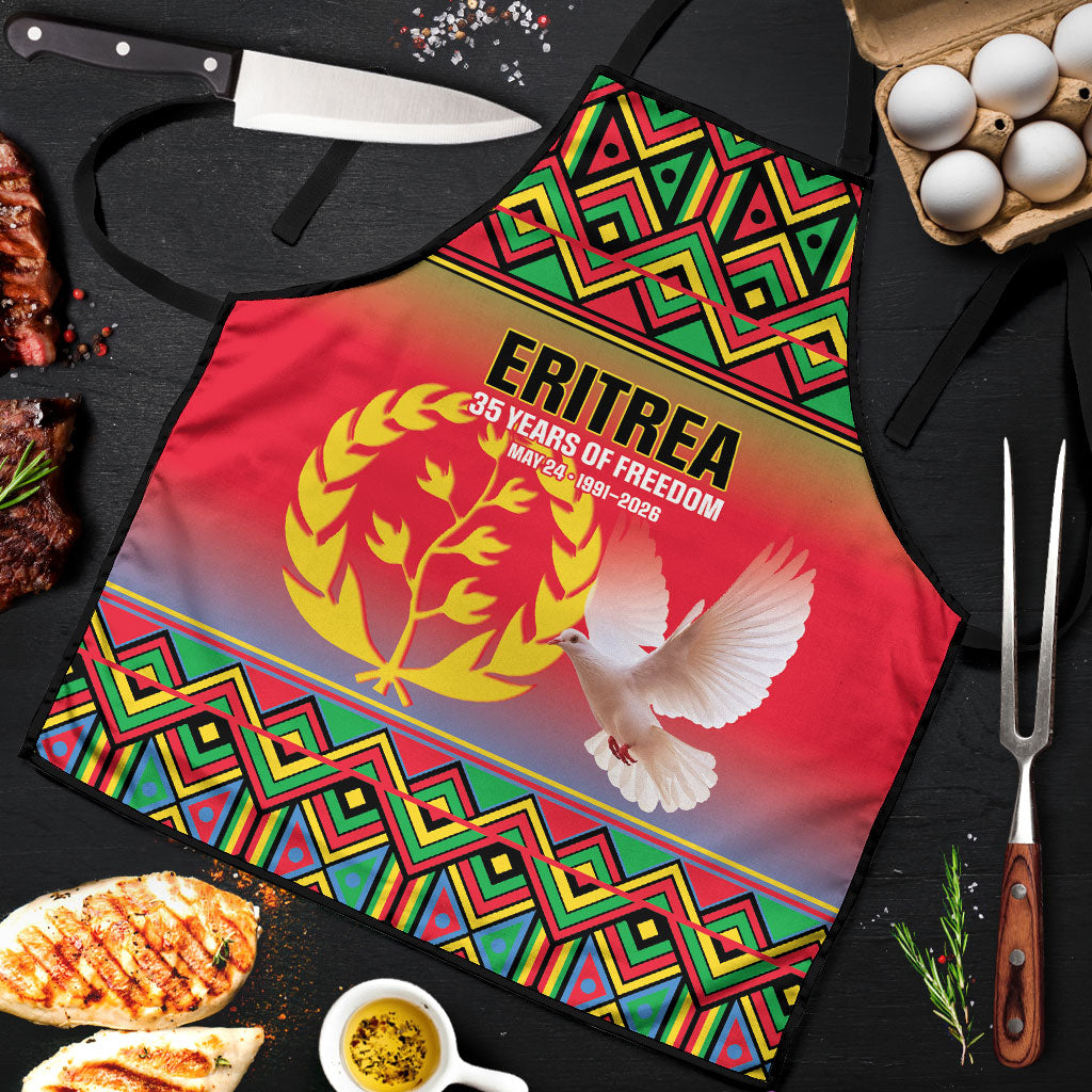 Eritrea 35 Years Of Independence Apron 1991-2026 Freedom Legacy Pride