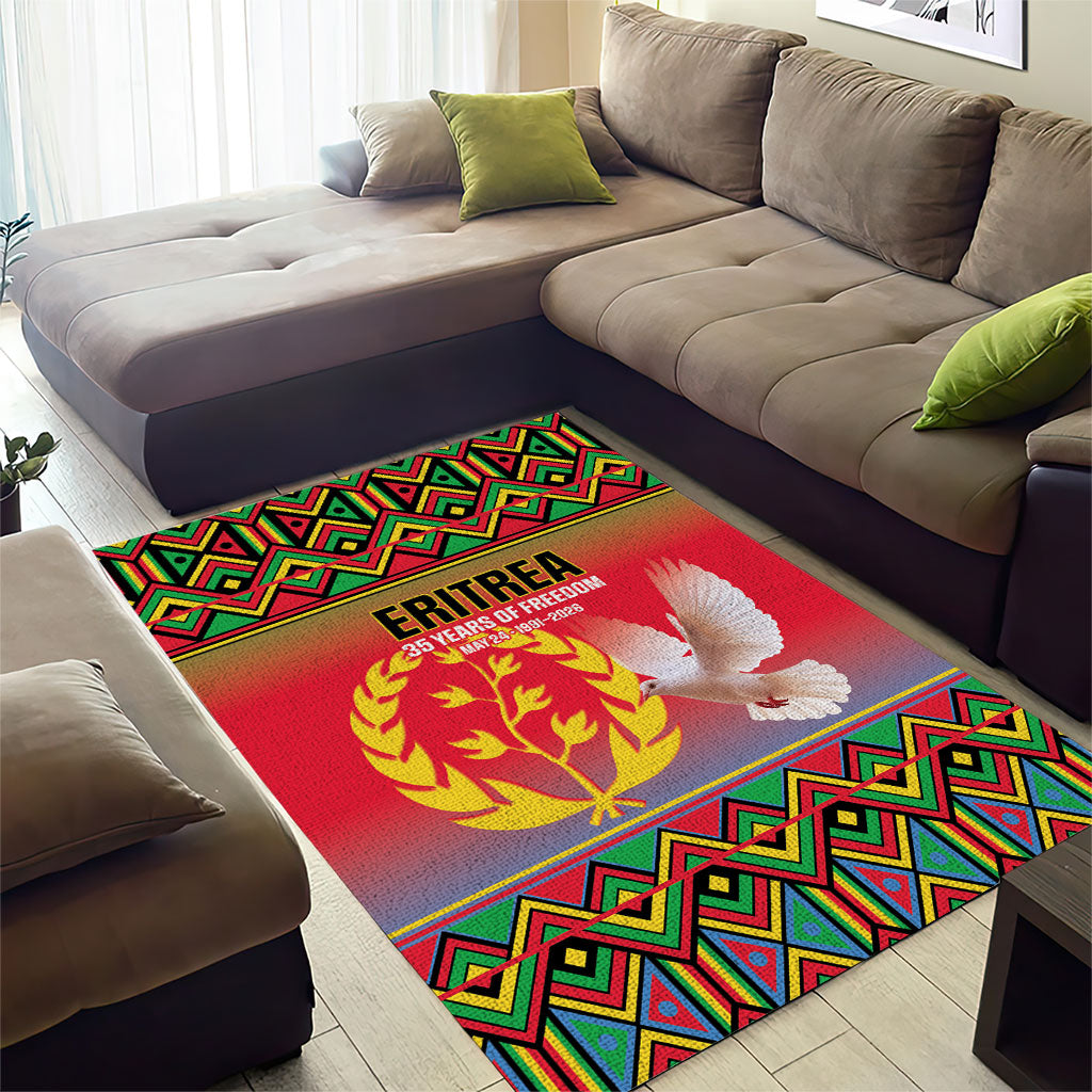 Eritrea 35 Years Of Independence Area Rug 1991-2026 Freedom Legacy Pride