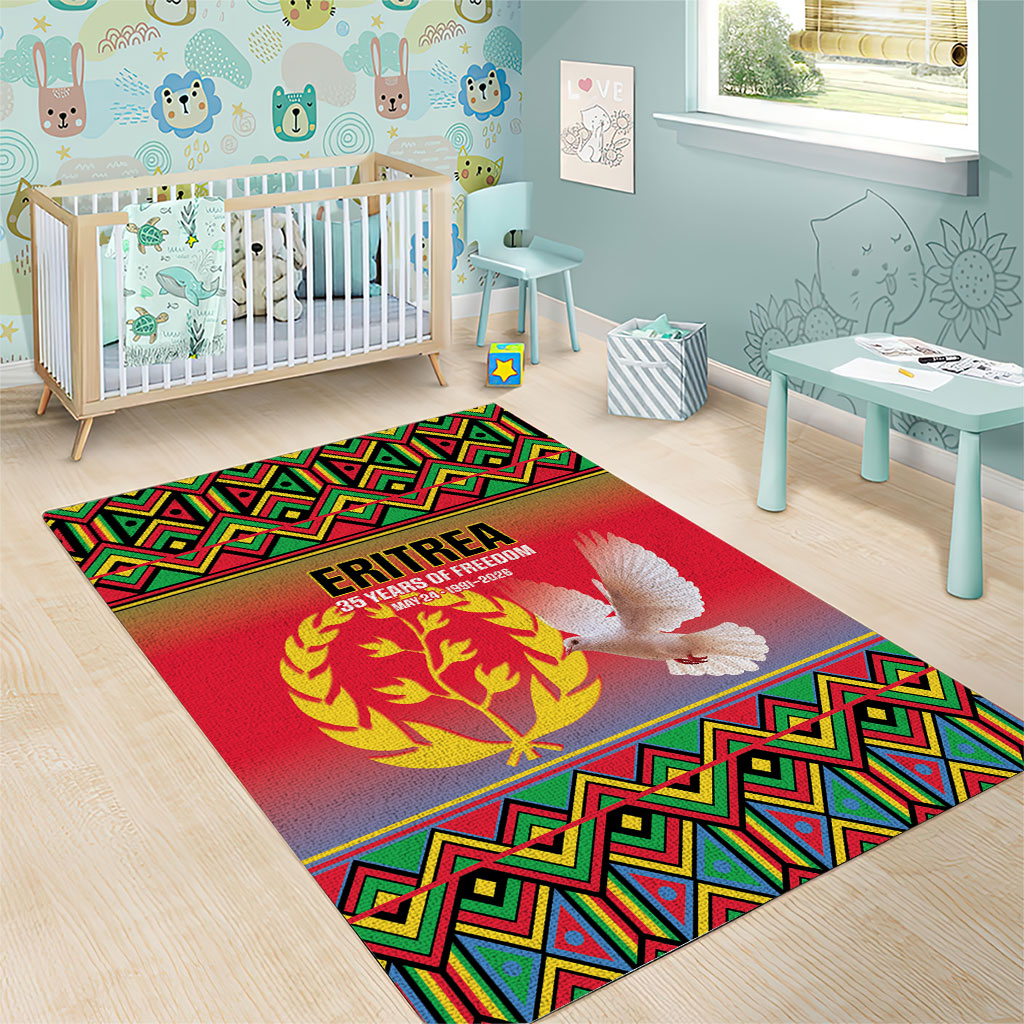 Eritrea 35 Years Of Independence Area Rug 1991-2026 Freedom Legacy Pride