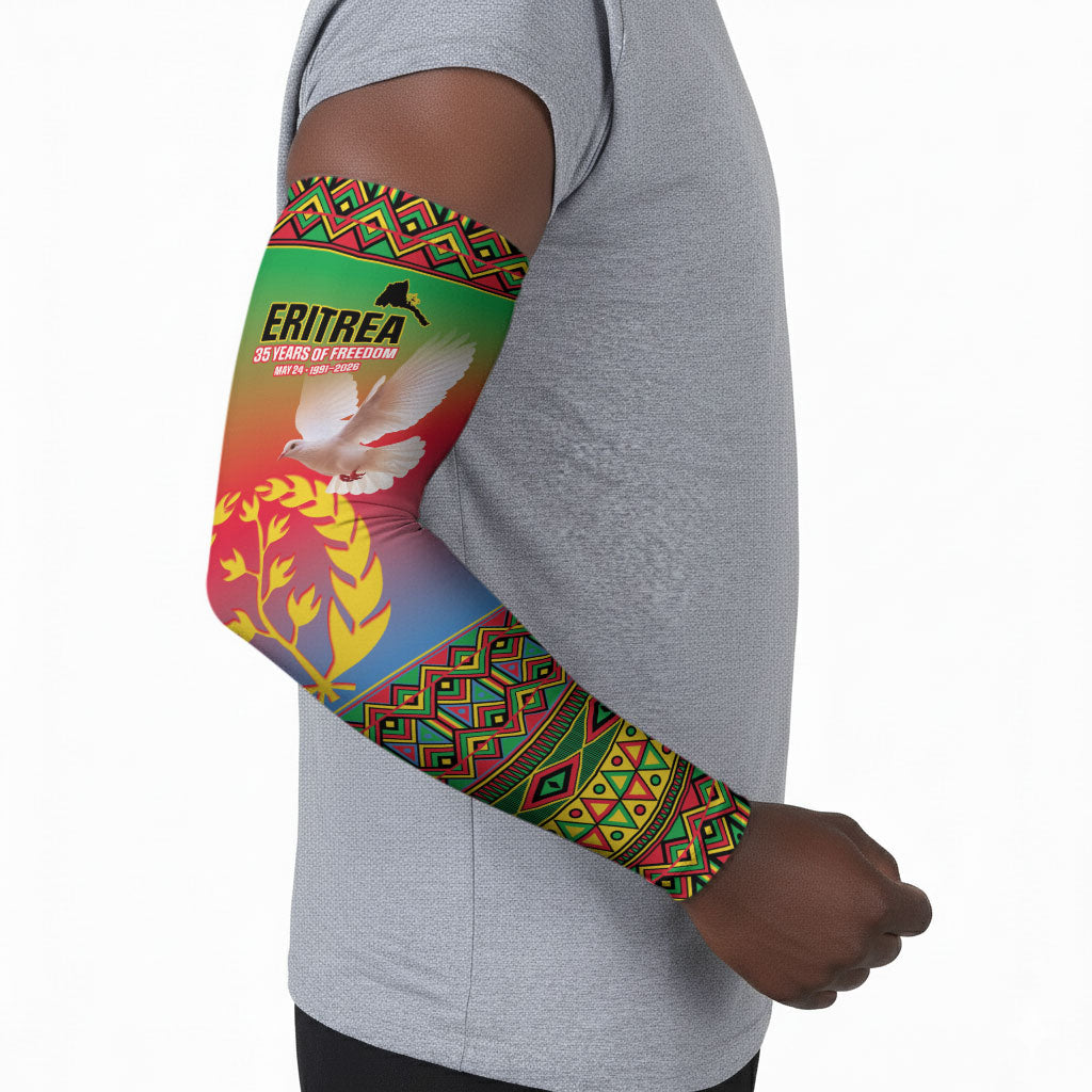 Eritrea 35 Years Of Independence Arm Sleeves 1991-2026 Freedom Legacy Pride