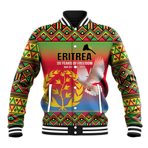 Eritrea 35 Years Of Independence Baseball Jacket 1991-2026 Freedom Legacy Pride