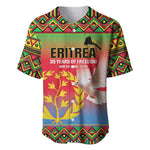 Eritrea 35 Years Of Independence Baseball Jersey 1991-2026 Freedom Legacy Pride