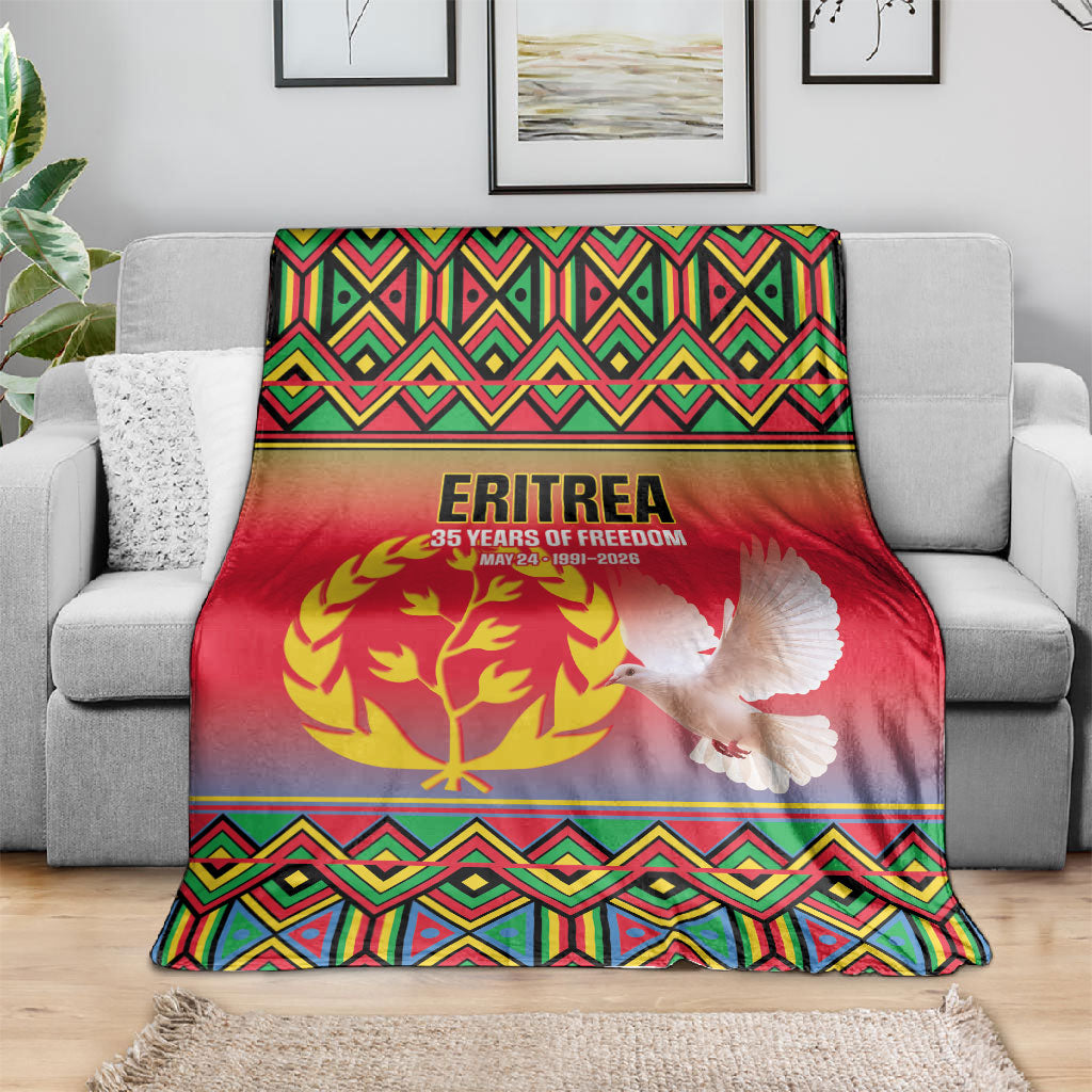 Eritrea 35 Years Of Independence Blanket 1991-2026 Freedom Legacy Pride