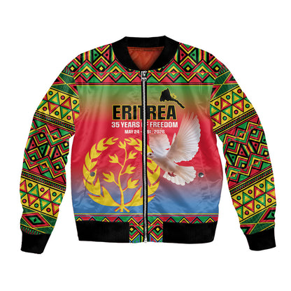Eritrea 35 Years Of Independence Bomber Jacket 1991-2026 Freedom Legacy Pride