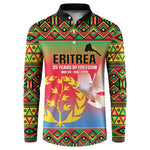 Eritrea 35 Years Of Independence Button Sweatshirt 1991-2026 Freedom Legacy Pride