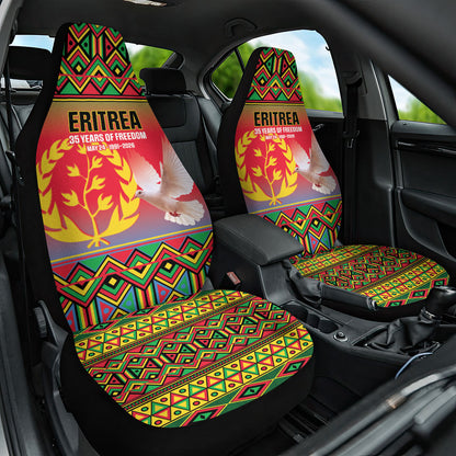 Eritrea 35 Years Of Independence Car Seat Cover 1991-2026 Freedom Legacy Pride