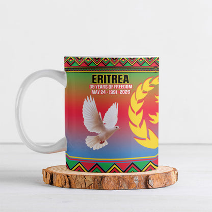 Eritrea 35 Years Of Independence Ceramic Mug 1991-2026 Freedom Legacy Pride