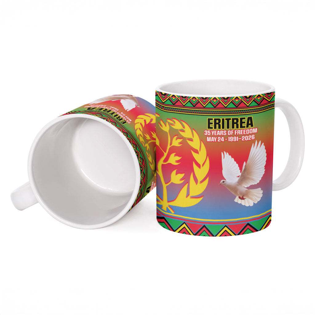 Eritrea 35 Years Of Independence Ceramic Mug 1991-2026 Freedom Legacy Pride