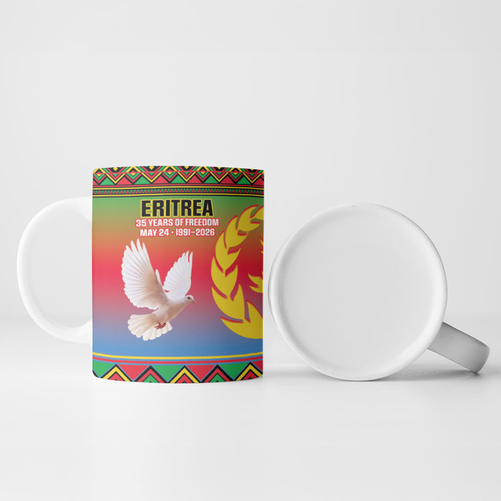 Eritrea 35 Years Of Independence Ceramic Mug 1991-2026 Freedom Legacy Pride