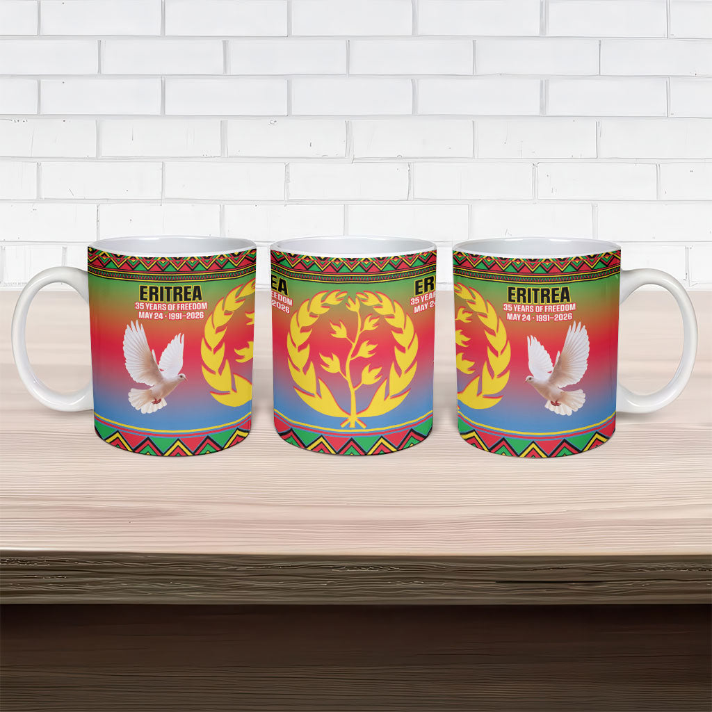 Eritrea 35 Years Of Independence Ceramic Mug 1991-2026 Freedom Legacy Pride