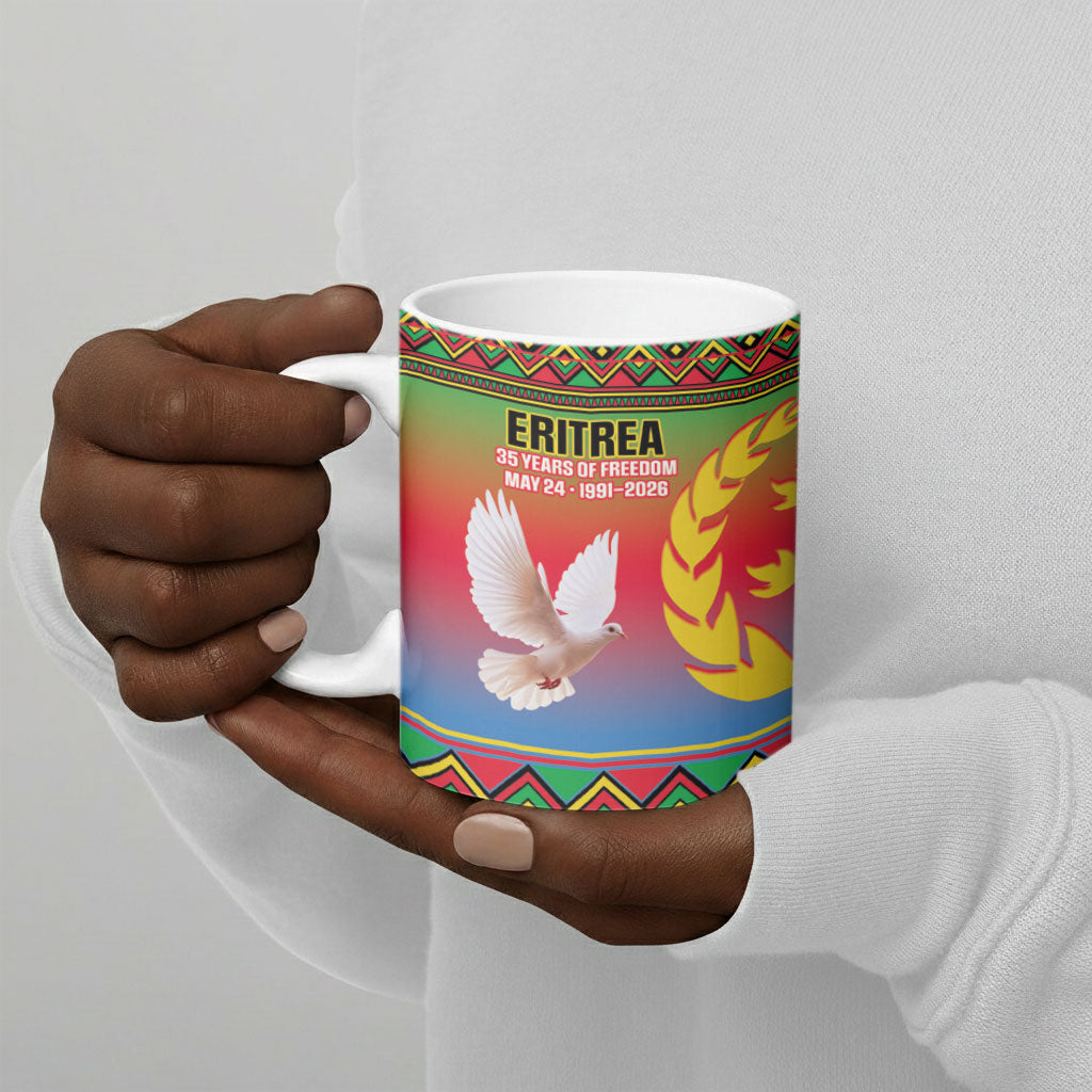 Eritrea 35 Years Of Independence Ceramic Mug 1991-2026 Freedom Legacy Pride