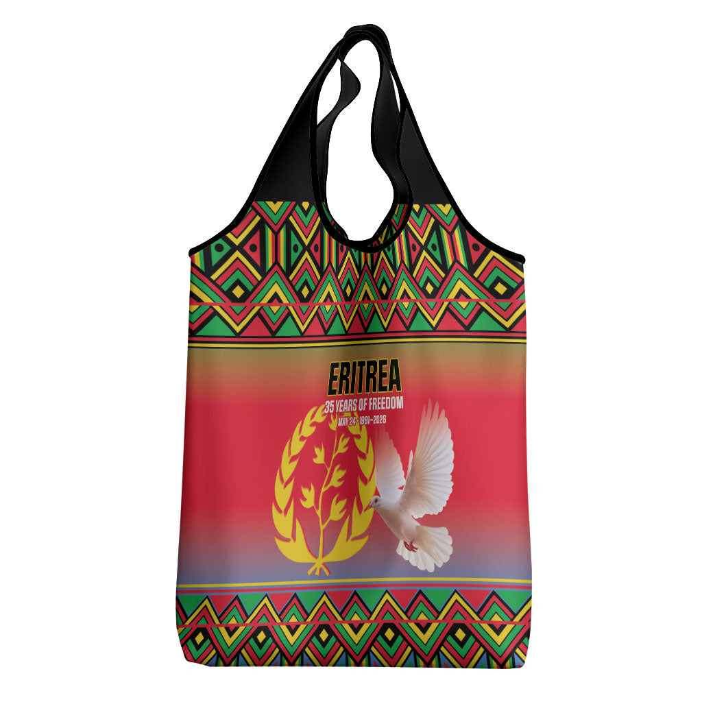Eritrea 35 Years Of Independence Grocery Bag 1991-2026 Freedom Legacy Pride