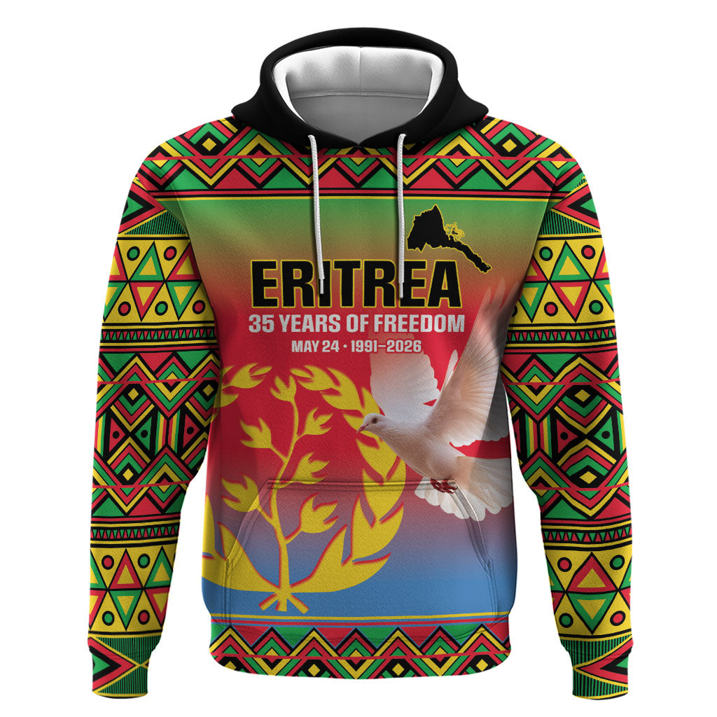 Eritrea 35 Years Of Independence Hoodie 1991-2026 Freedom Legacy Pride