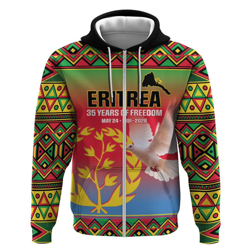 Eritrea 35 Years Of Independence Hoodie 1991-2026 Freedom Legacy Pride