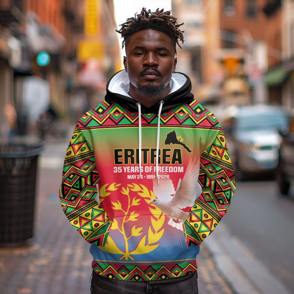 Eritrea 35 Years Of Independence Hoodie 1991-2026 Freedom Legacy Pride