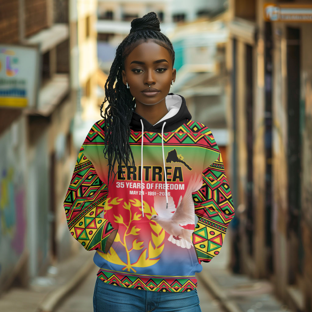 Eritrea 35 Years Of Independence Hoodie 1991-2026 Freedom Legacy Pride