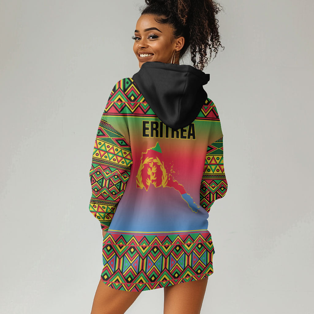 Eritrea 35 Years Of Independence Hoodie Dress 1991-2026 Freedom Legacy Pride