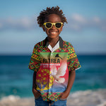 Eritrea 35 Years Of Independence Kid Hawaiian Shirt 1991-2026 Freedom Legacy Pride
