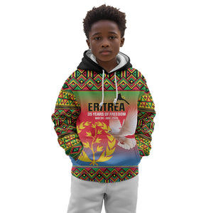 Eritrea 35 Years Of Independence Kid Hoodie 1991-2026 Freedom Legacy Pride