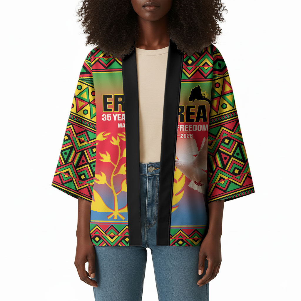 Eritrea 35 Years Of Independence Kimono 1991-2026 Freedom Legacy Pride