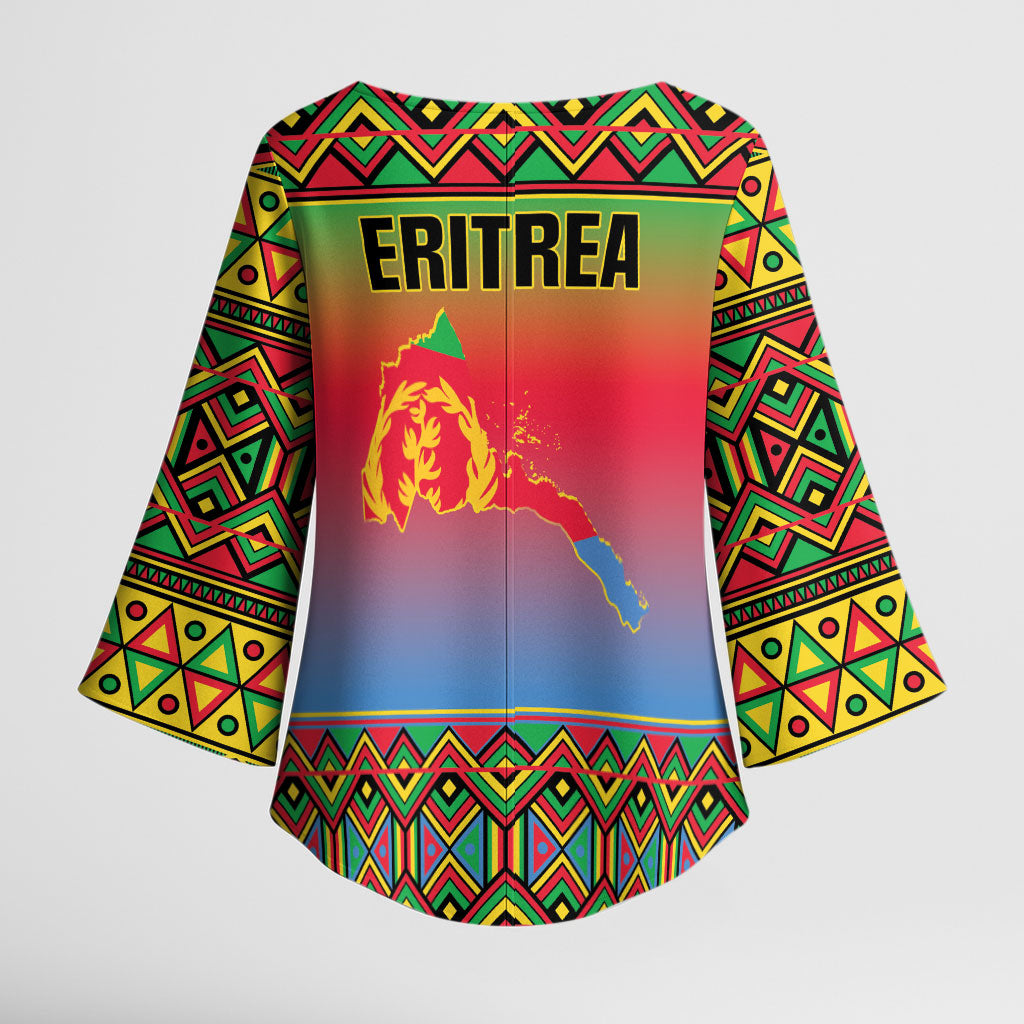 Eritrea 35 Years Of Independence Kimono Sleeve Blouse 1991-2026 Freedom Legacy Pride