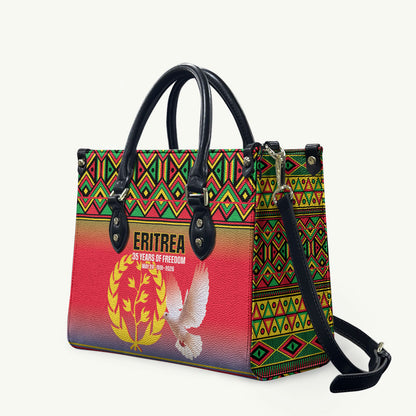 Eritrea 35 Years Of Independence Leather Bag 1991-2026 Freedom Legacy Pride