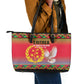 Eritrea 35 Years Of Independence Leather Tote Bag 1991-2026 Freedom Legacy Pride