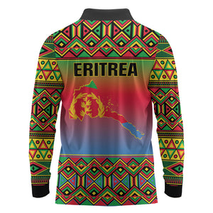 Eritrea 35 Years Of Independence Long Sleeve Polo Shirt 1991-2026 Freedom Legacy Pride