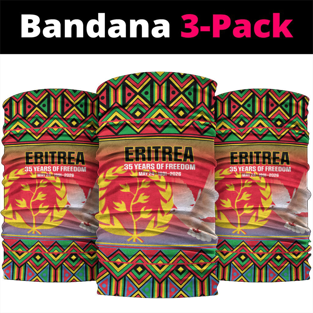 Eritrea 35 Years Of Independence Neck Gaiter 1991-2026 Freedom Legacy Pride