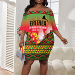 Eritrea 35 Years Of Independence Off Shoulder Short Dress 1991-2026 Freedom Legacy Pride