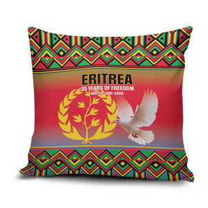 Eritrea 35 Years Of Independence Pillow Cover 1991-2026 Freedom Legacy Pride