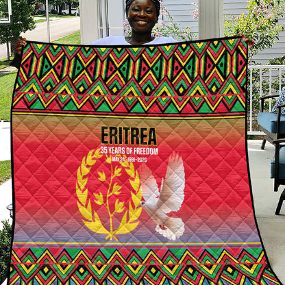 Eritrea 35 Years Of Independence Quilt 1991-2026 Freedom Legacy Pride