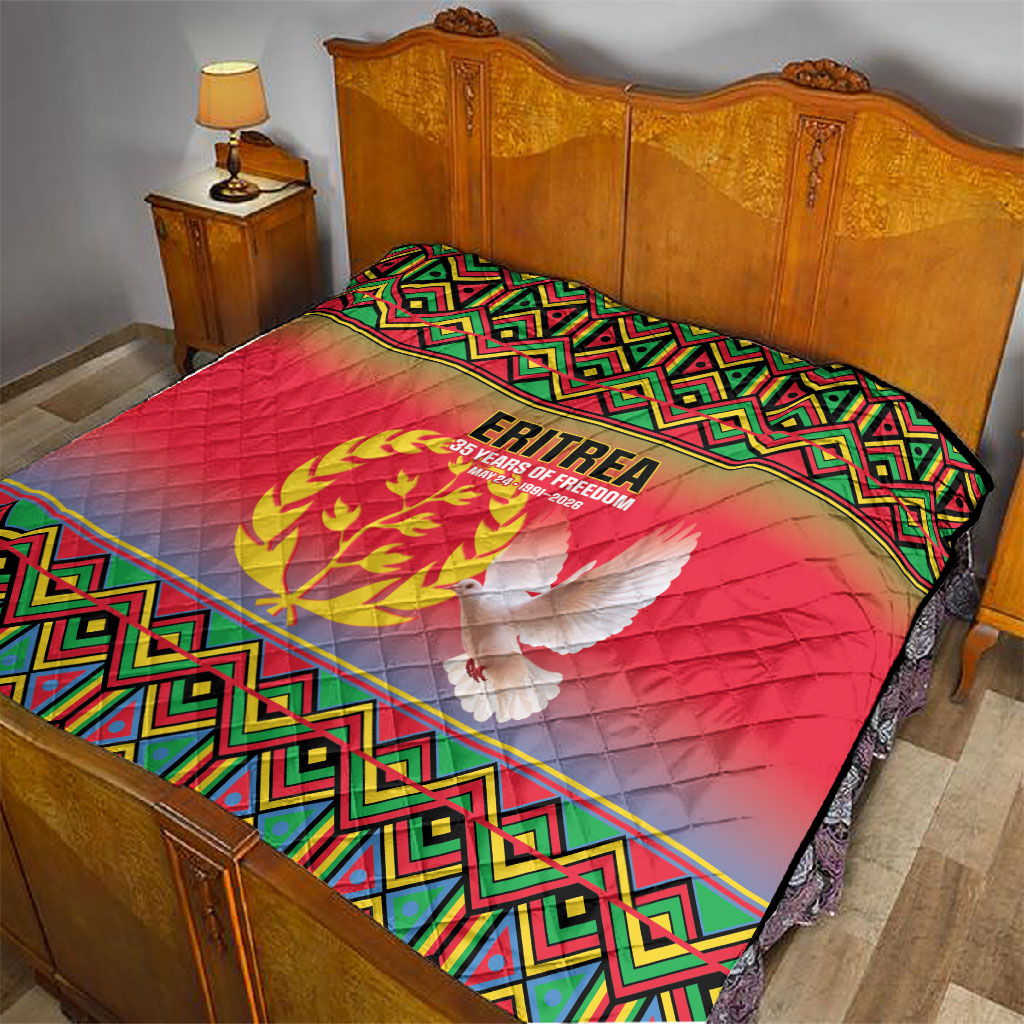 Eritrea 35 Years Of Independence Quilt 1991-2026 Freedom Legacy Pride