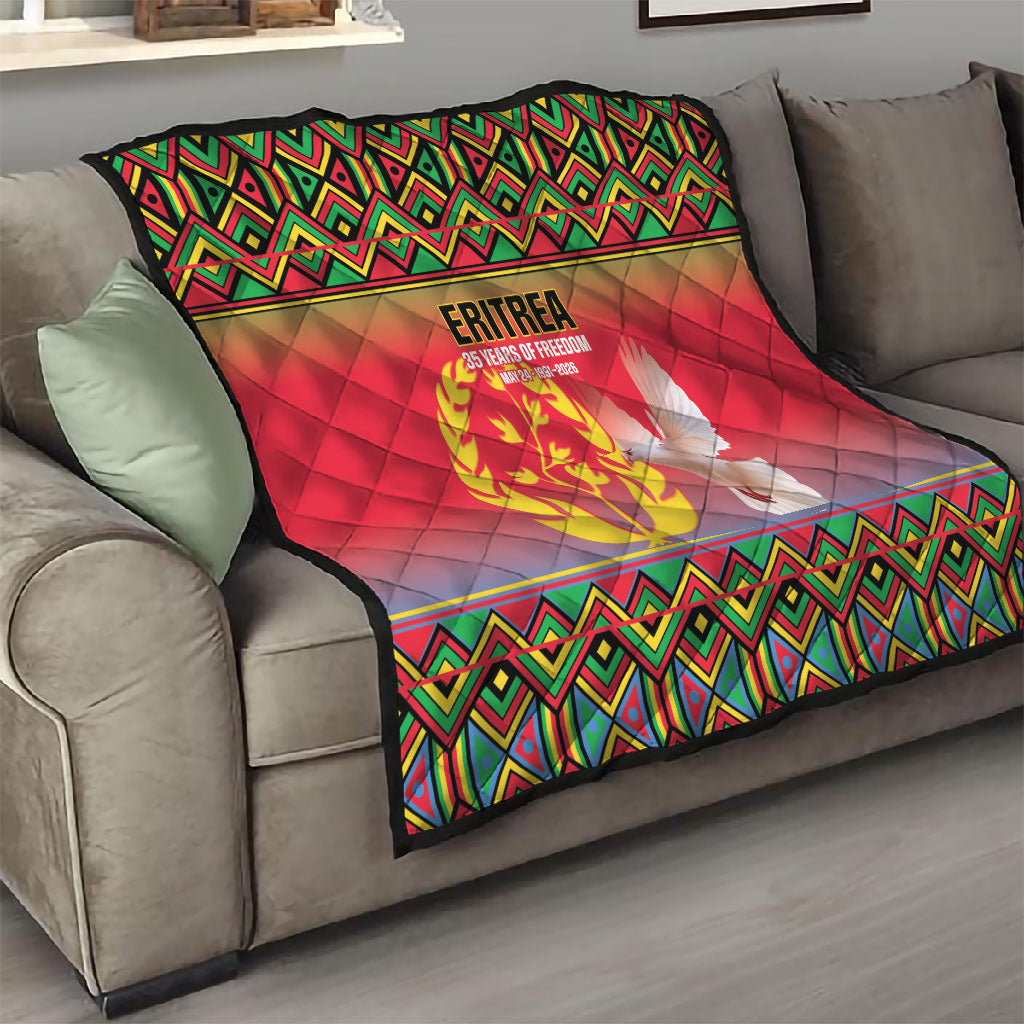 Eritrea 35 Years Of Independence Quilt 1991-2026 Freedom Legacy Pride