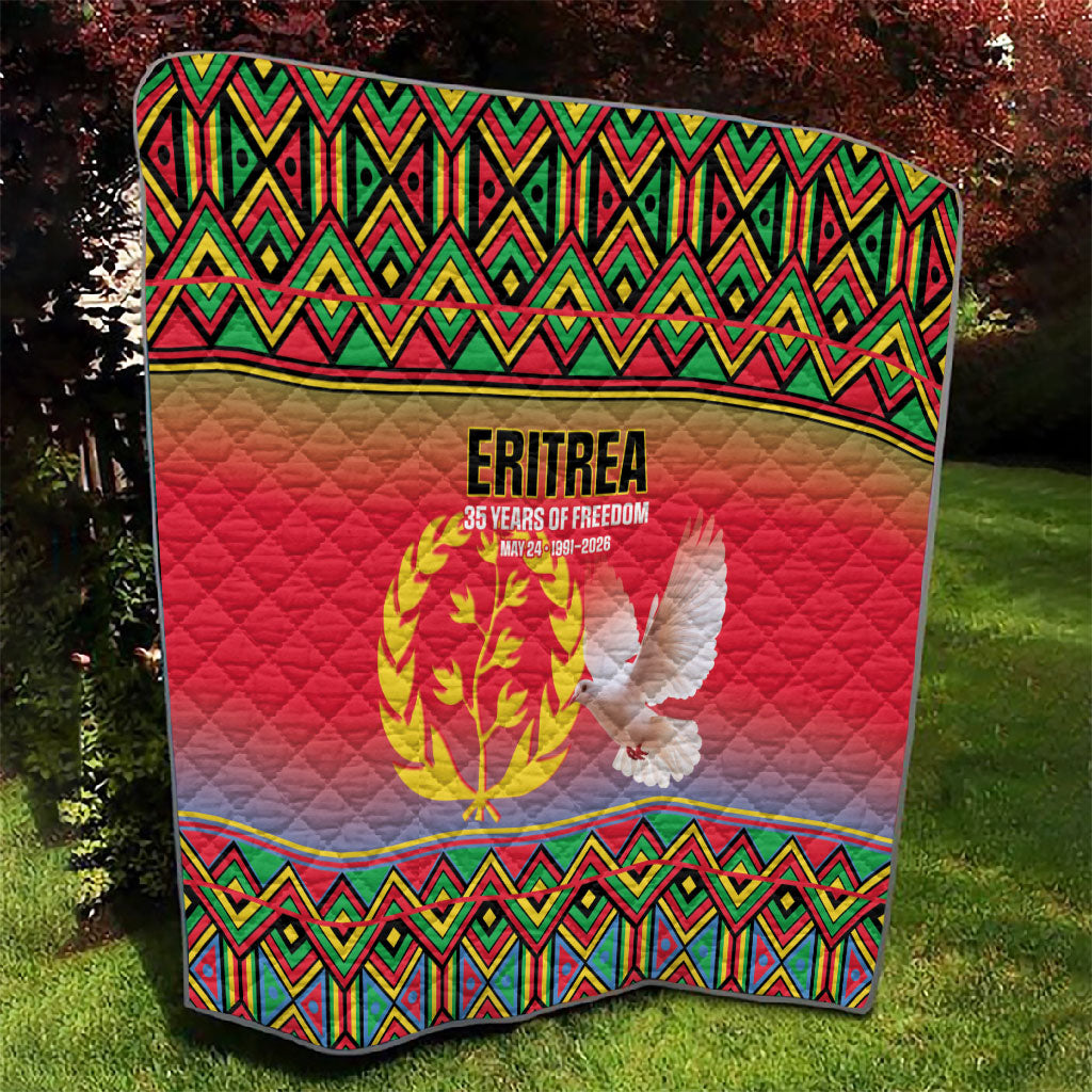 Eritrea 35 Years Of Independence Quilt 1991-2026 Freedom Legacy Pride