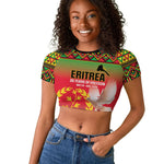 Eritrea 35 Years Of Independence Raglan Cropped T shirt 1991-2026 Freedom Legacy Pride