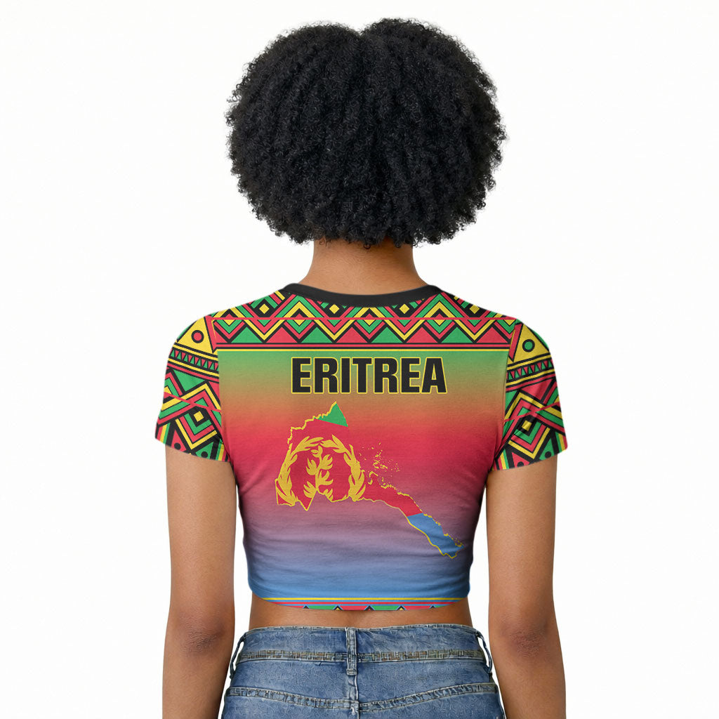 Eritrea 35 Years Of Independence Raglan Cropped T shirt 1991-2026 Freedom Legacy Pride